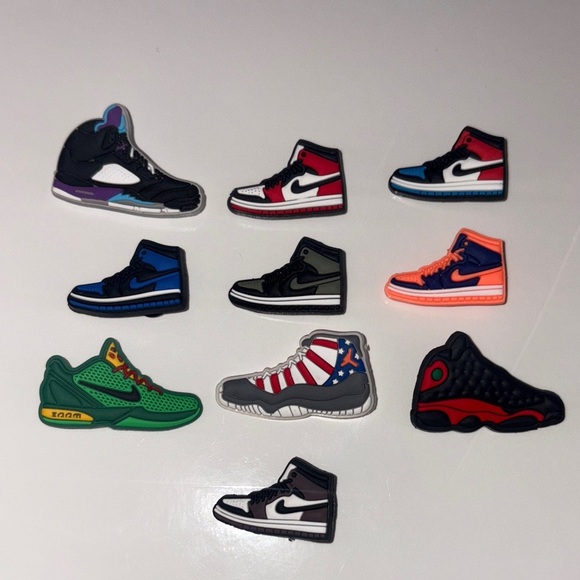 Other - Colorful Sneaker Shoe Charms Set NEW